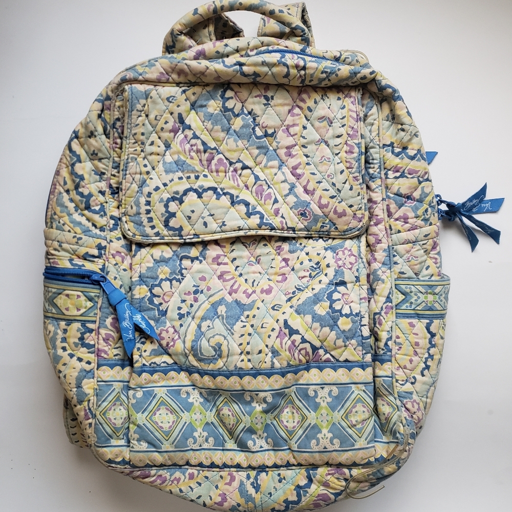 Vera Bradley Quilted Backpack with Ribbon Accents (Project Piece)